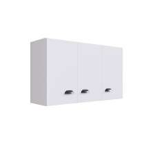 Aéreo 3 portas Retrô Mia Coccina Branco - Art In Móveis