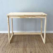 Mesa para Escritório de Madeira Pinus Linea Natural