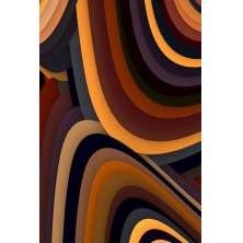 Quadro Decorativo Abstrato Vibrante, Tela em Canvas na Vertical ideal para ambiente de Sala, Quarto e Hall de entrada (100x70 cm)