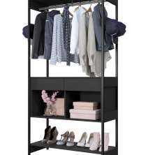 Closet Barcelona Arte Moveis Preto