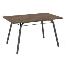 Mesa Lotus 136cm Preta Com Tampo MDP BP Nature