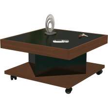 Mesa de Centro Saara Amêndoa e Preta