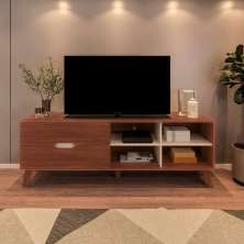 Rack Verona Aparador Bancada Para Tv 75 Cedro / Off White