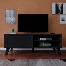 Rack de Sala TV Lotus Preto