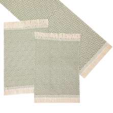 Caminho de Mesa Retangular 47x140 cm Diamante Verde
