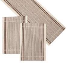 Caminho de Mesa Retangular 47x140 cm Miami Tabaco