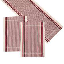 Caminho de Mesa Retangular 47x140 cm Miami Vermelho