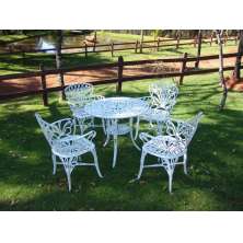 Conjunto de Mesa e Cadeiras Primavera Jardim Varanda Piscina Hotel Pousada