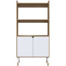 Armario Alto 2 Portas 157x80 cm 27996 Hanover Branco Artesano