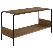 Banco Sapateira Para Hall De Entrada 27890 Aço Preto Vermont Artesano