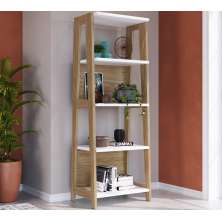 Estante 04 Prateleiras 26125 Linha Trend Hanover Off White Artesano