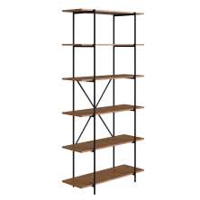 Estante Tube Preta e Vermont 180 cm