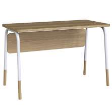 Mesa Escrivaninha 120 cm 27989 Hanover Branco Artesano