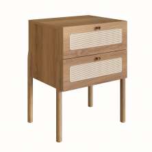 Mesa de Cabeceira Oslo 2 Gavetas Hanover