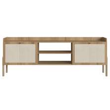 Rack Para TV 65 Pol 183 CM Pes Madeira 27930 Oslo Hanover Artesano