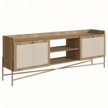 Rack Para TV 65 Pol 183 CM Pes Metal 28930 Oslo Hanover Artesano