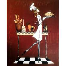 Gravura Coleção Cozinha Bom Apetite 25 X 20 Cm