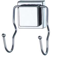 Suporte Parede Porta Secador De Cabelos Cromado De Ventosas