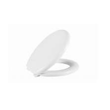 Assento Almofadado Convencional Astra Oval Branco