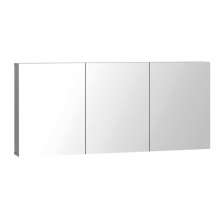 Espelheira Armário Banheiro Conexion 120cm Montada - Cinza Matt