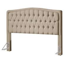 Cabeceira Cama Box Casal King 195cm Costa Rica Linho Bege  - Atraente Móveis