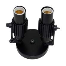 Duplo Spot Aletado 1003/2 Pt Preto