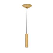 Pendente Focus Cilindro I Dourado 100 cm