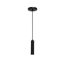 Pendente Focus Cilindro I Preto 100 cm