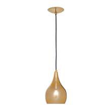 Pendente Focus Pingo II Dourado 100 cm