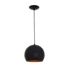 Pendente Focus Preto e Dourado
