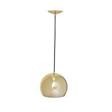 Pendente Focus Redondo I Dourado 100 cm