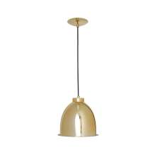 Pendente Focus Redondo II Dourado 100 cm