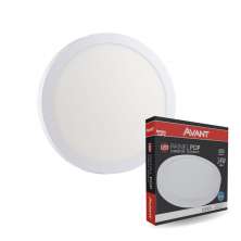 Painel de Led Avant Redondo Sobrepor 24W Bivolt 6500K Luz Fria