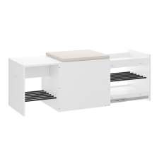 Banco Flow com Futon 1 GV Branco