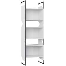 Estante Multiuso Tripla Soul 1006 com Suporte e Nichos Branco - BE Mobiliário