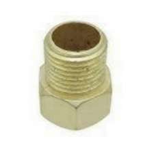 Aumento Prolongador Curto Conexão Extensor Rosca 1/2 Dourado