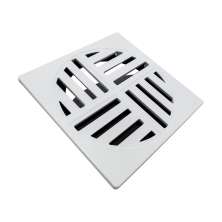Ralo Anti-inseto Quadrado 15x15cm Lavatório Banheiro Branco
