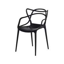 Cadeira para Sala de Jantar Allegra Empilhável Preta