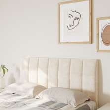 Cabeceira Para Cama Box Sevila Babus Queen Estofadas em linho