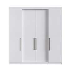 Guarda Roupa Casal Genova 4 Pt. 4 Gav. 1,80m Branco