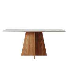 Mesa de Jantar 6 Lugares Mesa Lune 1,60m
