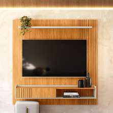 Painel Home de TV até 65 Polegadas Praga - nature / off white