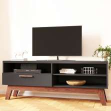 Rack Para Tv Até 55 Polegadas 1 Porta Lín Babus