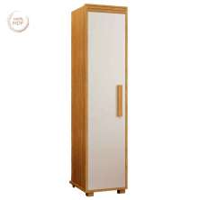 Armário Multiuso 1 Porta 4 Prateleiras 100% MDF Delta Cinamomo/Off White
