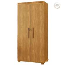 Armário Multiuso 5 Prateleiras 2 Pts c/ Chave 100% MDF Apollo Cinamomo