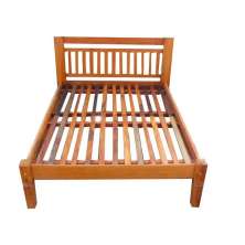 Cama de Casal Format em Madeira de Demolição - REF 1237