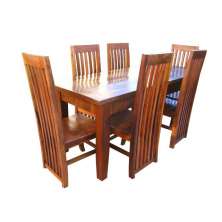 Conjunto de Mesa Yara em Madeira de Demolição - Cód 726