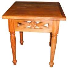 Mesa De Canto Mare Em Madeira De Demolição - Cód 891