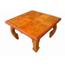 Mesa De Centro Lotus Em Madeira De Demolição - Cód 1208