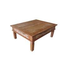 Mesa De Centro Nemesis Em Madeira De Demolição - Cód 342
